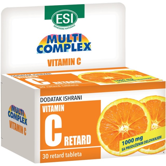 Esi Vitamin C Retard Kapsule 30X1000Mg