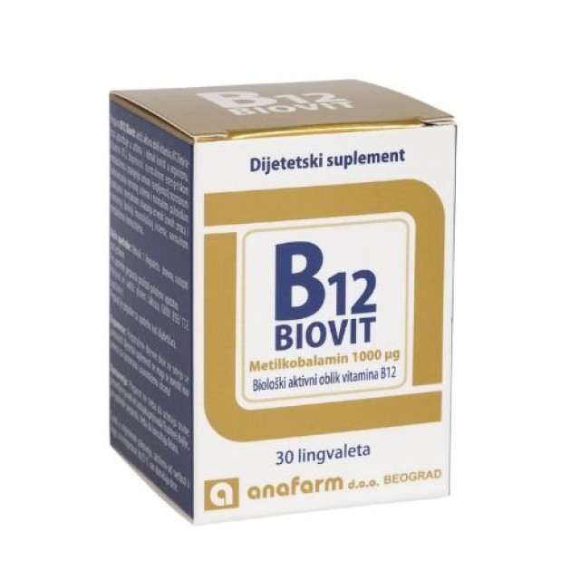 Anafarm Vitamin B12 Biovit Lingvalete A30