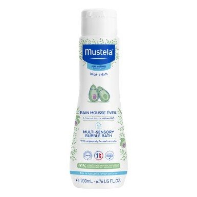 Mustela Multi-Sensory Penušava Kupka Sa Organskim Avokadom 200Ml