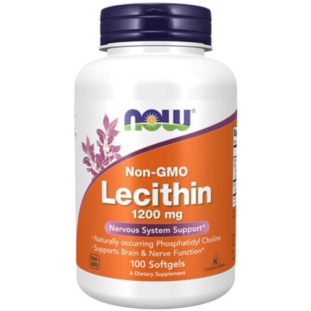 Now Lecitin Kapsule 1200Mg A100