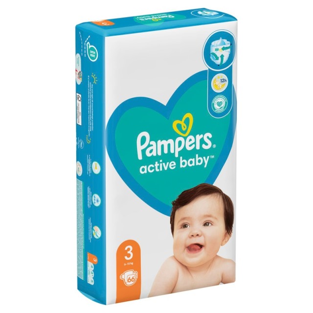 Pampers Pelene Active Baby 3 (66 Komada) Promo