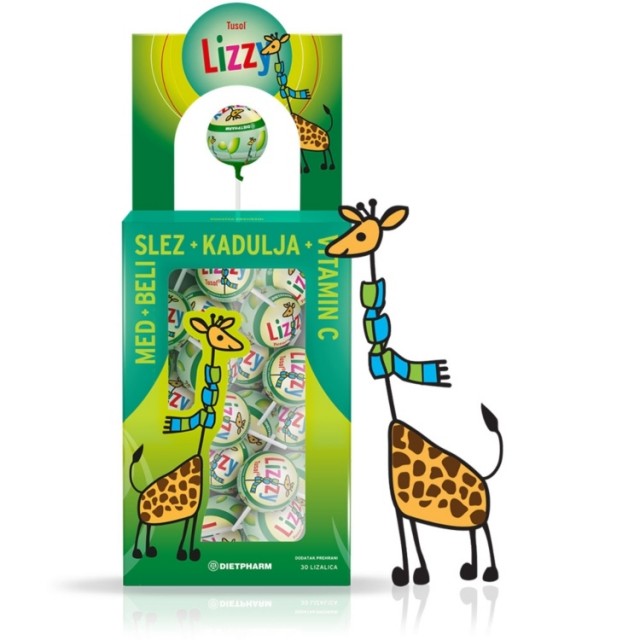 Dietpharm Lizalica Za Kašalj Lizzy Tusol 1 Kom