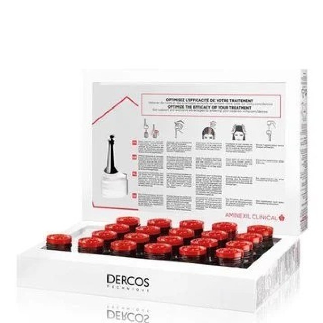 Vichy Dercos Aminexil Clinical 5 Ampule Protiv Opadanja Kose Za Žene 6Ml A21