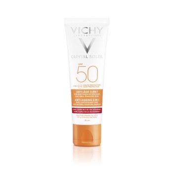 VICHY CAPITAL SOLEIL KREMA ZA LICE ANTI-AGE SPF50+ 50ML