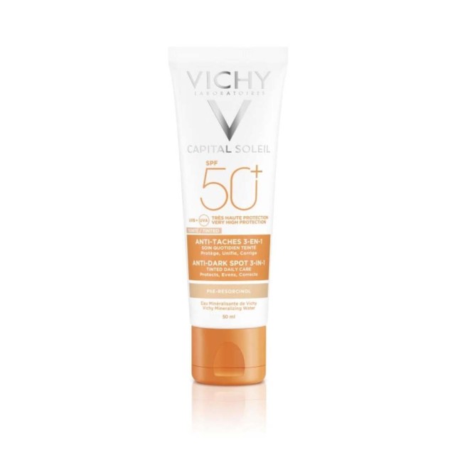 Vichy Capital Soleil Tonirana Zastitna Krema Protiv Tamnih Fleka Ip50+ 50Ml