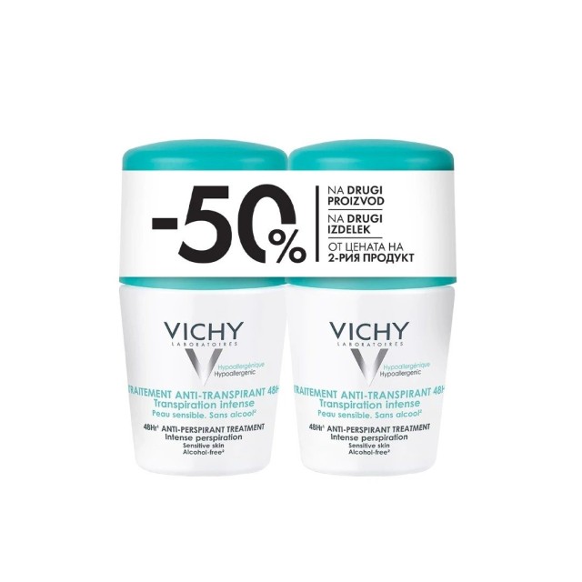 Vichy Deo Roll-On Antitranspirant 48H 50Ml Promo Pakovanje