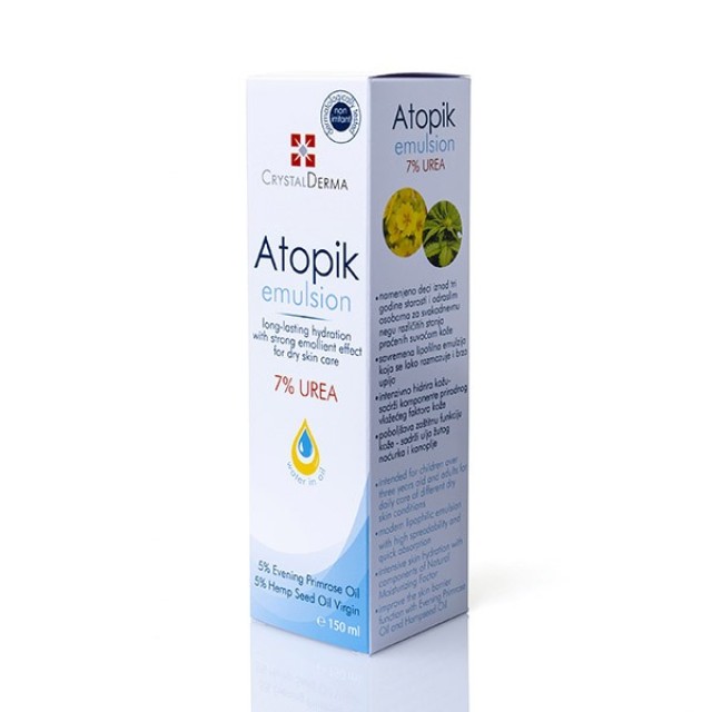 Crystal Derma Atopik Emulzija 7% Uree 150Ml