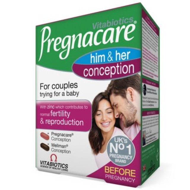 Vitabiotics Pregnacare Him&Her Conception Tbl A60