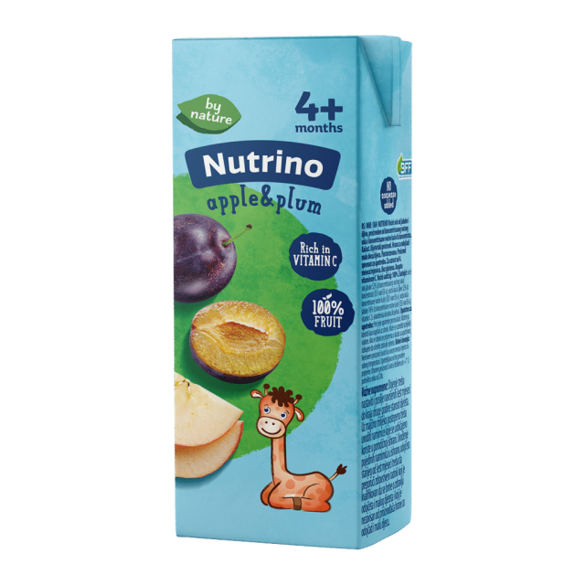 Nutrino Voćni Sokić Od Jabuke I Šljive 200Ml
