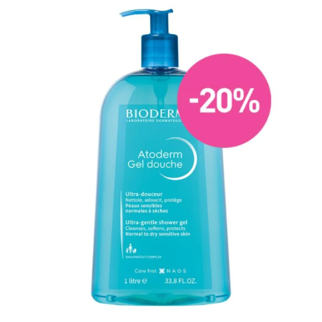 Bioderma Atoderm Blagi Gel Za Tusiranje 1L Promo -20%