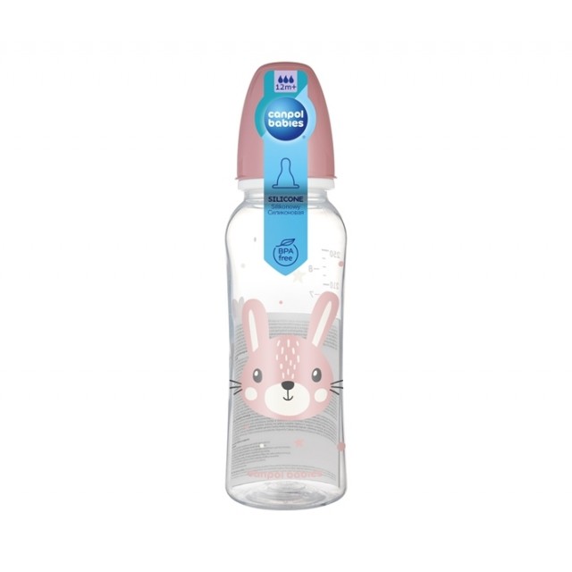 Canpol Babies Flašica Cute Animals 11/841 250Ml Pink