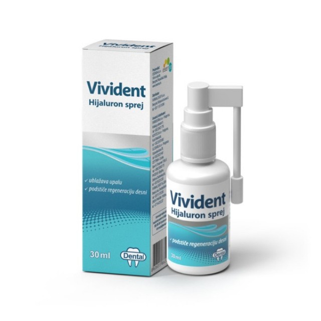 Vivident Hijaluron Sprej 30Ml