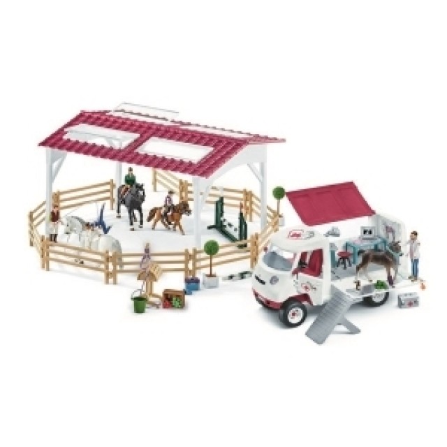 Schleich Set Za Jahanje I Mobilna Vet.stanica 72121