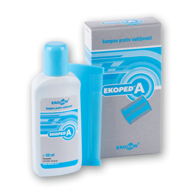 Ekoped-A Šampon + Češalj 50Ml