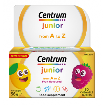 CENTRUM JUNIOR TABLETE ZA ŽVAKANJE A30