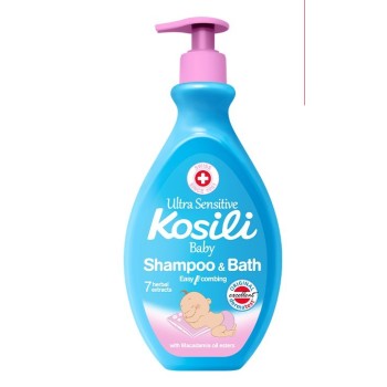 KOSILI BABY SAMPON/KUPKA PLAVI 400ML PUMPICA 