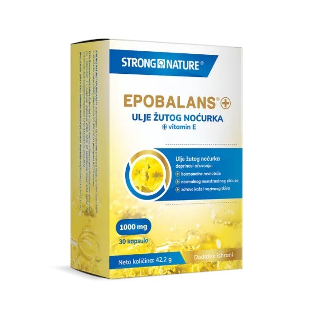 Epobalans Ulje Zutog Nocurka 1000Mg + Vit E Cps A30