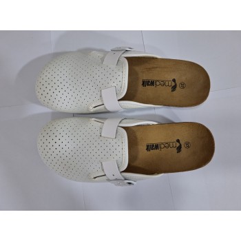 MW KLOMPE POVIŠENA PETA SA RUPICAMA BELE BR. 37