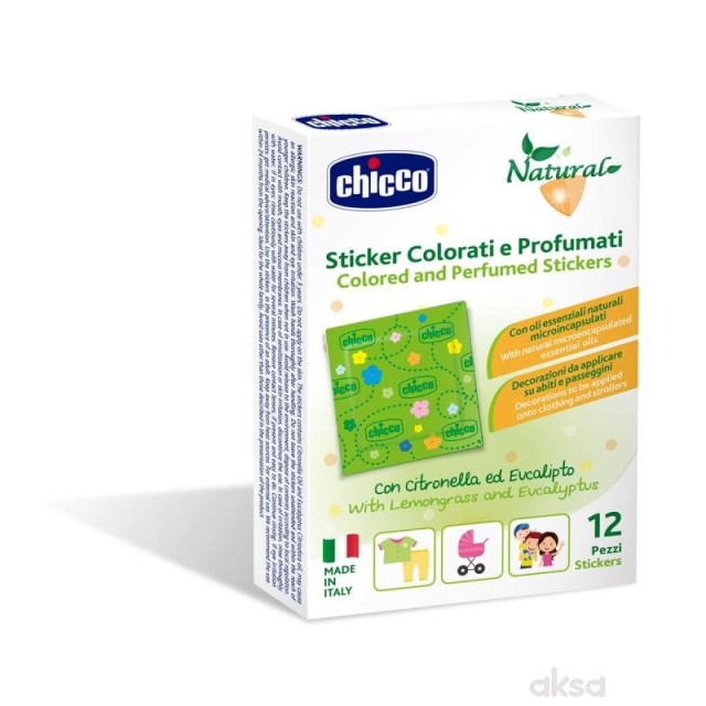 Chicco Zanza Parfemisani Stikeri 12 Komada