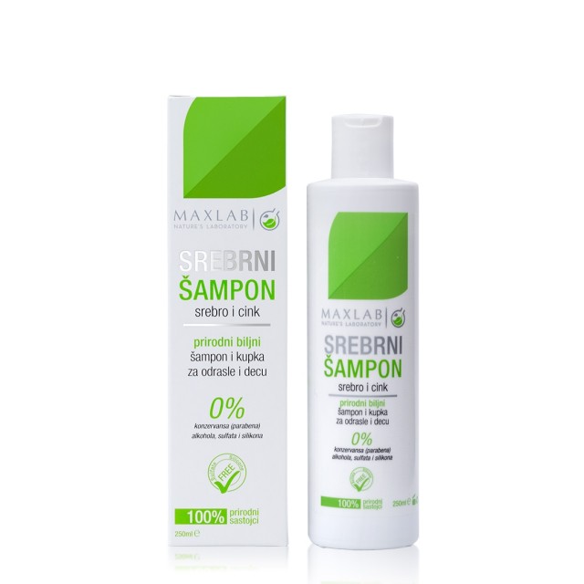 Maxlab Srebrni Šampon I Kupka Za Decu I Odrasle 250Ml