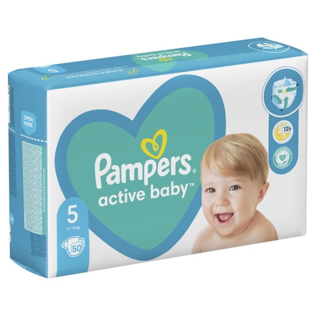 Pampers Pelene Active Baby 5 (50 Komada) Promo