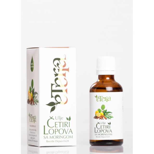 Eterra Četiri Lopova Sa Moringom Ulje 50Ml