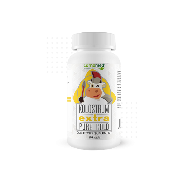 Kolostrum Extra Pure Gold Kaps 90X500Mg