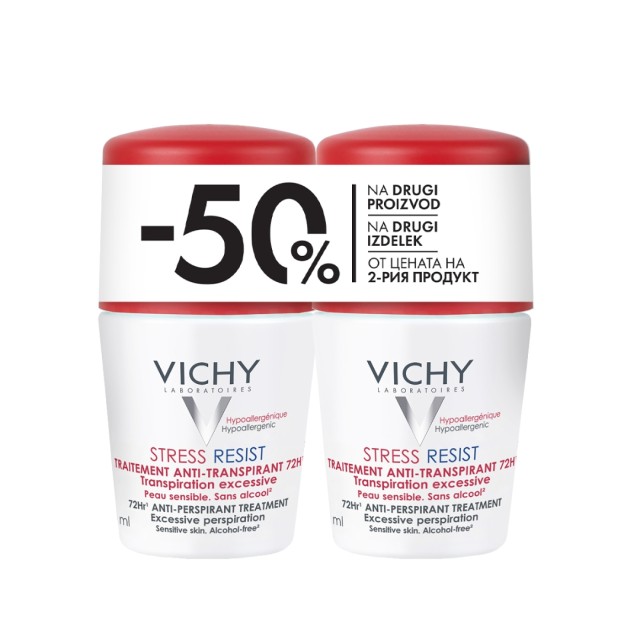 Vichy Deo Roll-On Stress Resist 72H 50Ml Promo Pakovanje