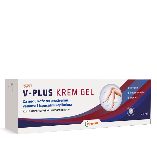 V-Plus Krem Gel Sa Diosminom 75Ml