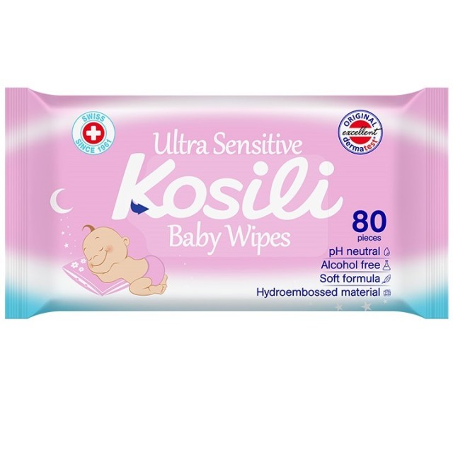 Kosili Baby Vlazne Maramice Roze A80
