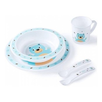 CANPOL BABIES SET ZA HRANJENJE TIRKIZ UZRAST 12+ MESECI 4/401 