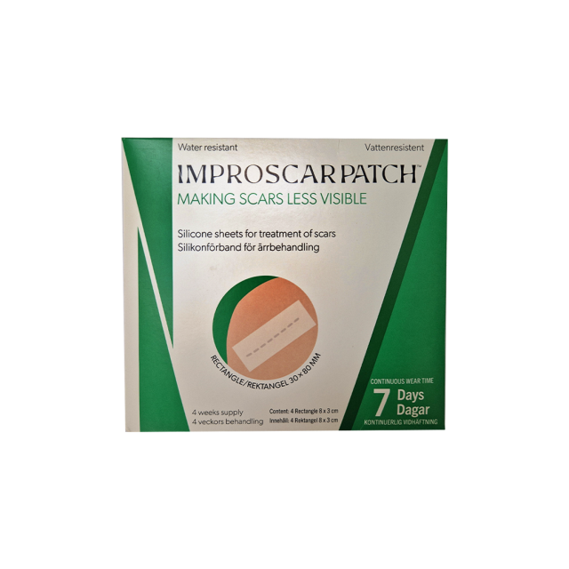 Improscar Patch Rectangle 3Cm X 8Cm Tretman Za 4 Nedelje