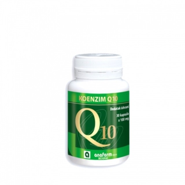 Anafarm Koenzim Q10 100Mg Kapsule A30 Anafarm Koenzim Q10 100Mg Kapsule A30