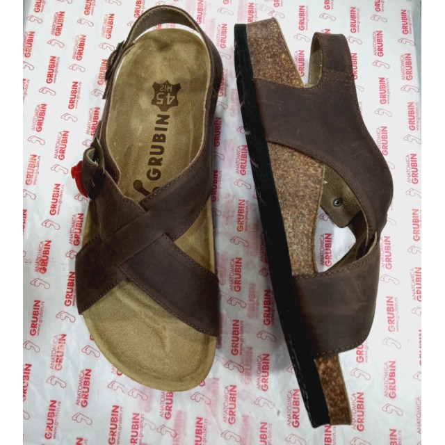 Grubin 1184010 Botero Muska Sandala Braon 45