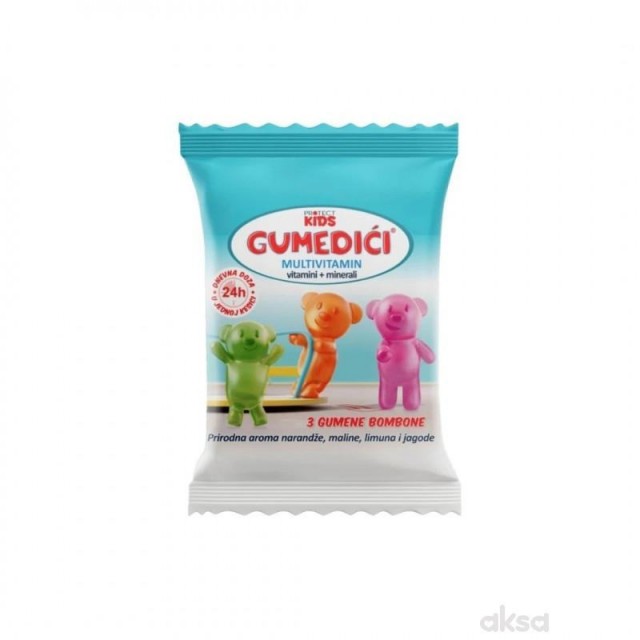 Gumedići Multivitamin Gumene Bombone Za Decu 1 Kesica Sa Tri Bombone Gumedići Multivitamin Gumene Bombone Za Decu 1 Kesica Sa Tri Bombone