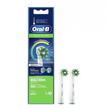 ORAL B ZAMENSKE GLAVE ZA ELEKTRIČNU ČETKICU CROSS ACTION 2 KOMADA
