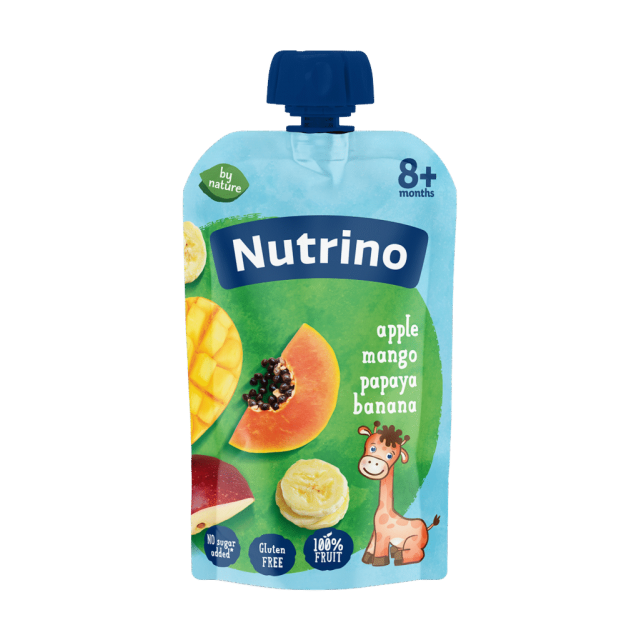 Nutrino Voćna Kaša Pire Od Jabuke, Manga, Papaje I Banane 100G 6M+