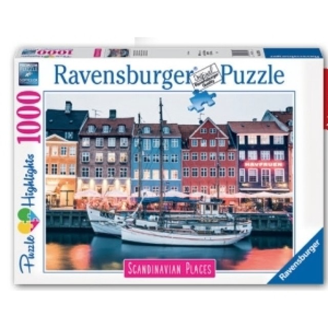 Ravensburger Puzzle Kopenhagen Danska Ra16739