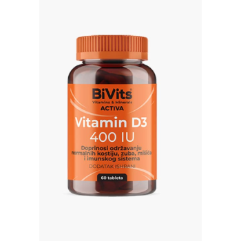 BIVITS ACTIVA VITAMIN D3 400IJ TABLETE A 60