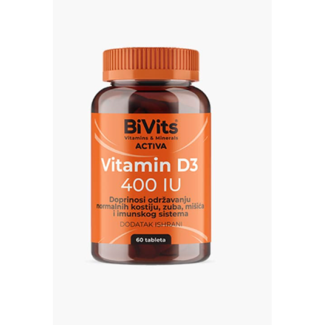 Bivits Activa Vitamin D3 400Ij Tablete A 60