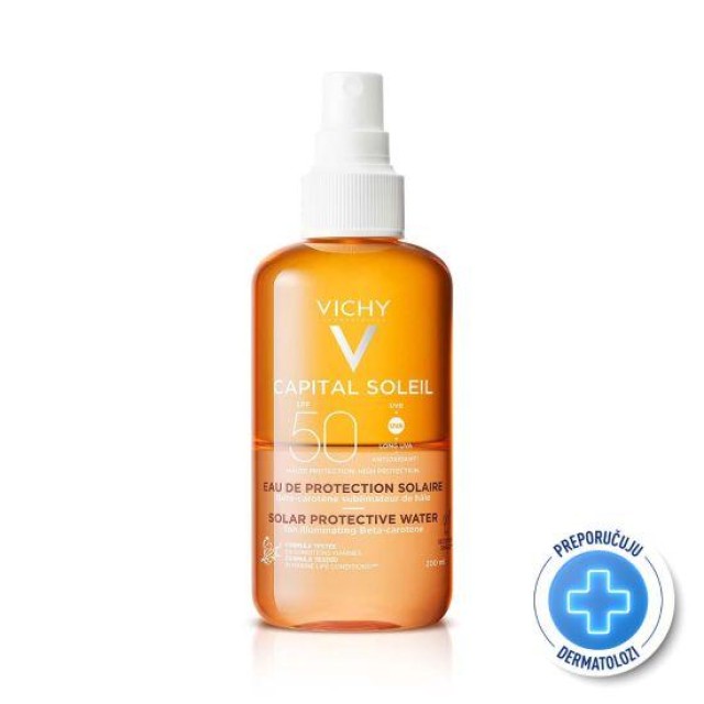 Vichy Capital Soleil Sprej Solar Protectiv Water Bronz Spf50 200Ml