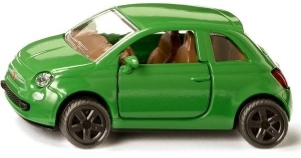 Siku 1453 – Fiat 500 Miniature – Métal/plastique, Pneus Caoutchouc, Rouge – 7,1 Cm