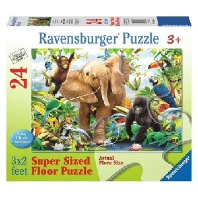 Ravensburger Puzzle Mladunci U Džungli Ra05347