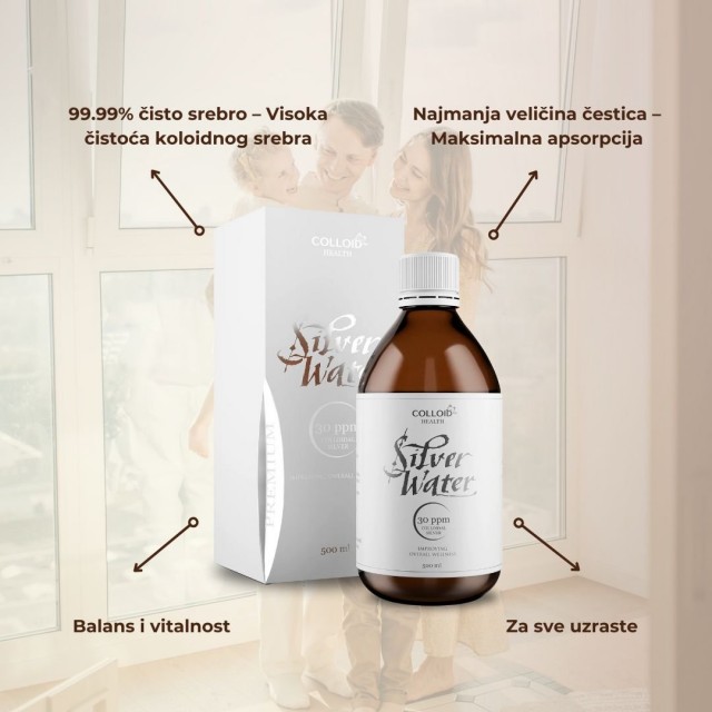 Srebrna Voda 30Ppm Premium 500Ml