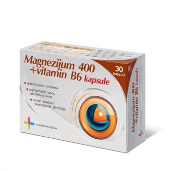 MAGNEZIJUM 400+VIT B6 KAPSULE A30