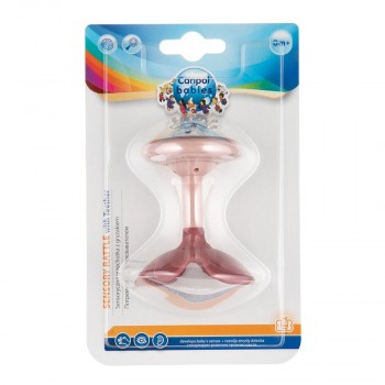 CANPOL BABIES ZVEČKA SENSORY ROZA 56/610
