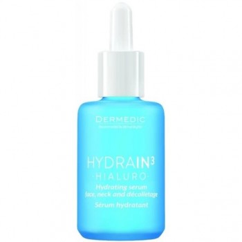 DERMEDIC HYDRAIN3 HIALURO HIDRATANTNI SERUM ZA LICE, VRAT I DEKOLTE 30ML