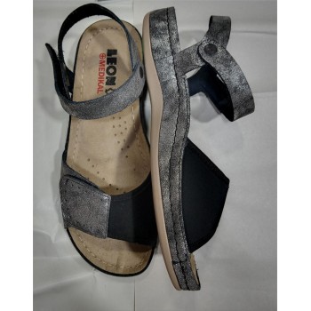 LEON SANDALA 965 CRNA SJAJ 39