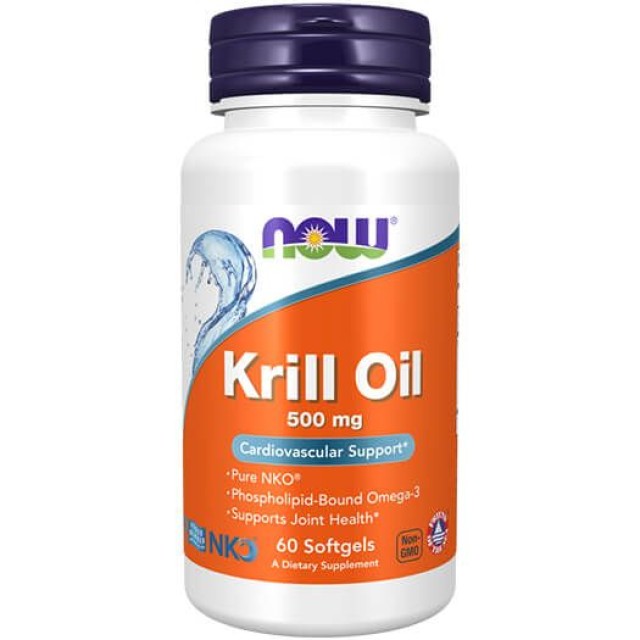Now Krill Oil Sgel Kaps 60X500Mg