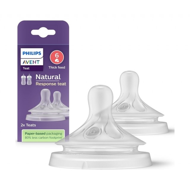 Avent Cucla Natural Response 6 Y Rez - Gusta Tečna Hrana 6M+ 5174